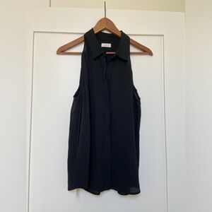 •A.L.C.• Black sleeveless blouse
